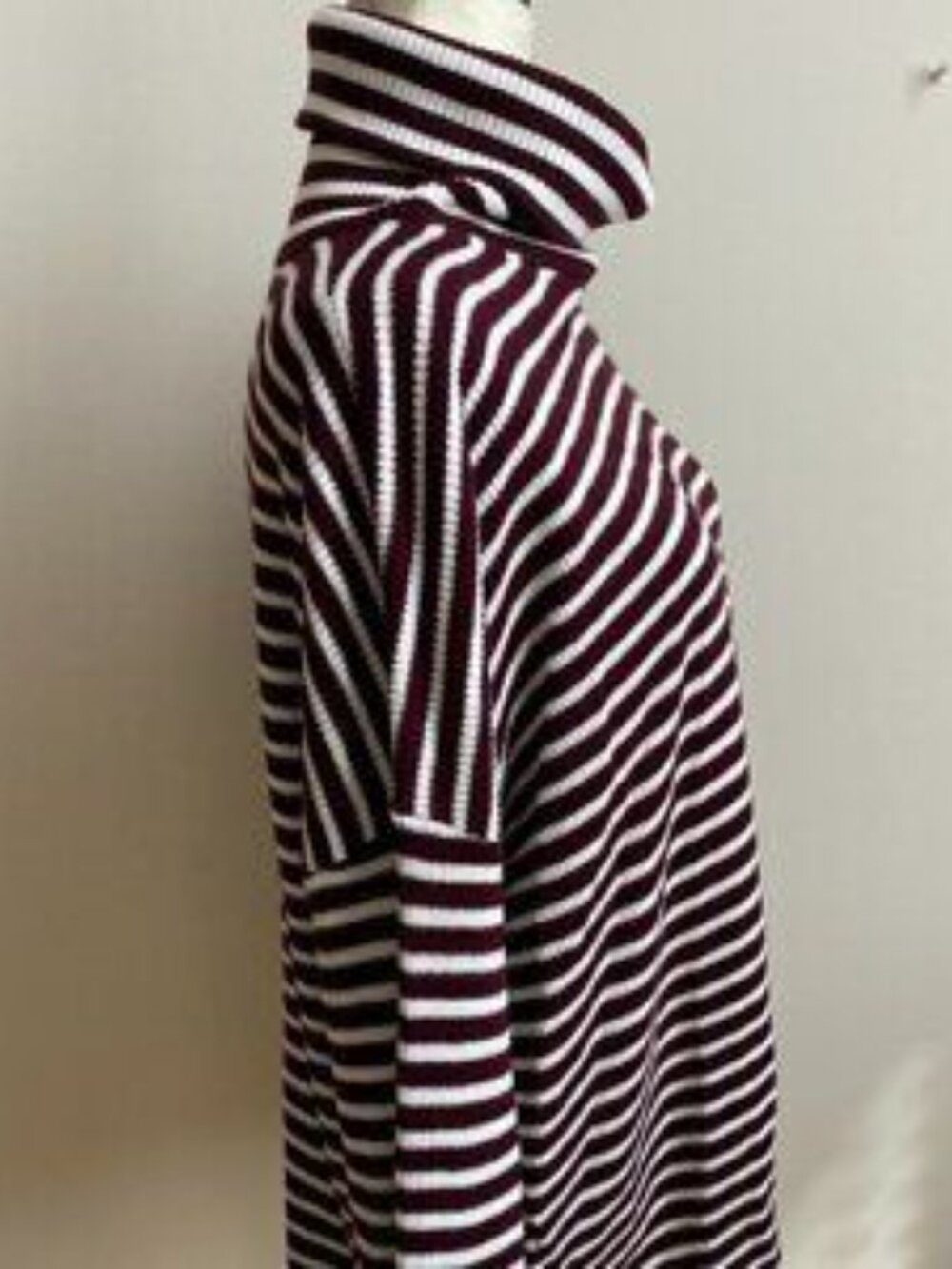 french Connection BNWT Cowl Stripe Ribbed Sweater - Picture 3 of 12